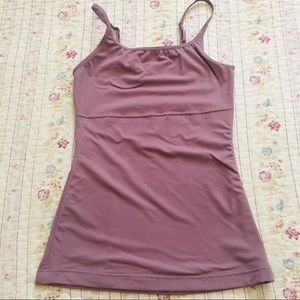 Maidenform Pink/Mauve Shaper tank sz Medium EUC